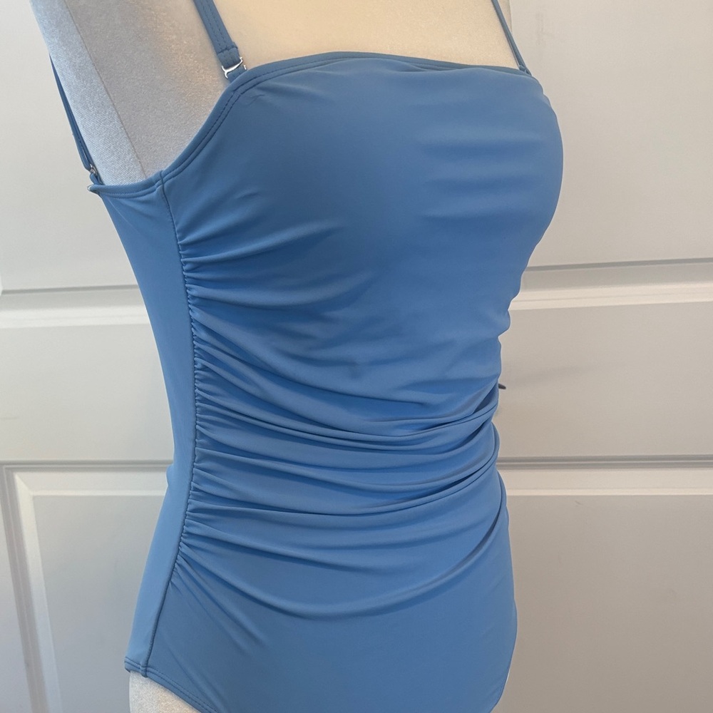 Blue One-Piece Swimsuit - Picture 4 of 9